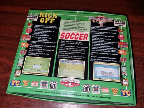 ATARI ST - WORLD CUP YEAR 90 #G126 BOXED KICK OFF INTERNATIONAL SOCCER CHART - Picture 3 of 5