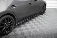 Seitenschweller Ansatz FüR Mazda 3 Mk4 Schwarz Hochglanz Schweller