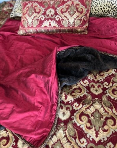 Rare NEIMAN MARCUS Luxury Faux Fur Mink Throw Blanket 44x60” LEGACY A RYAN CO. - Picture 4 of 10