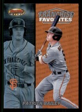 2020 Bowman's Best 2000 Franchise Favorites #FFA-PB Patrick Bailey Giants