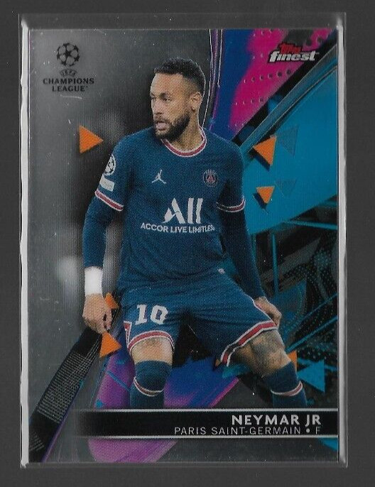 2021-22 Topps Finest UEFA Champions League #25 - Neymar Jr - Paris Saint-Germain