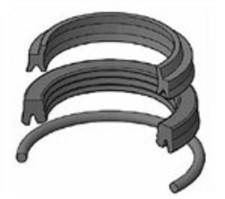 Kit guarnizioni asta Miller Fluid Power 1" HV2-KR310-100 (Buna/Uretano) 2004 NUOVO