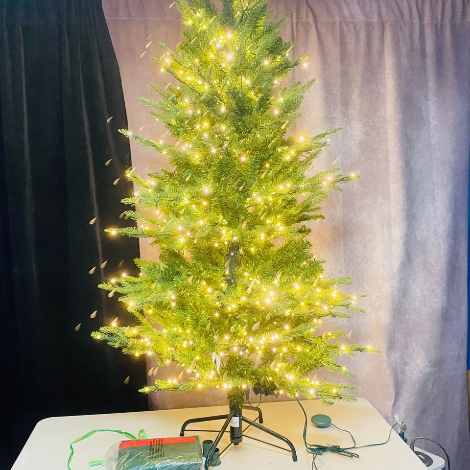 Belén Luces 5' Pre-Iluminado Micro LED Árbol de Navidad con Control Remoto Multifunción Foto 3 de 4