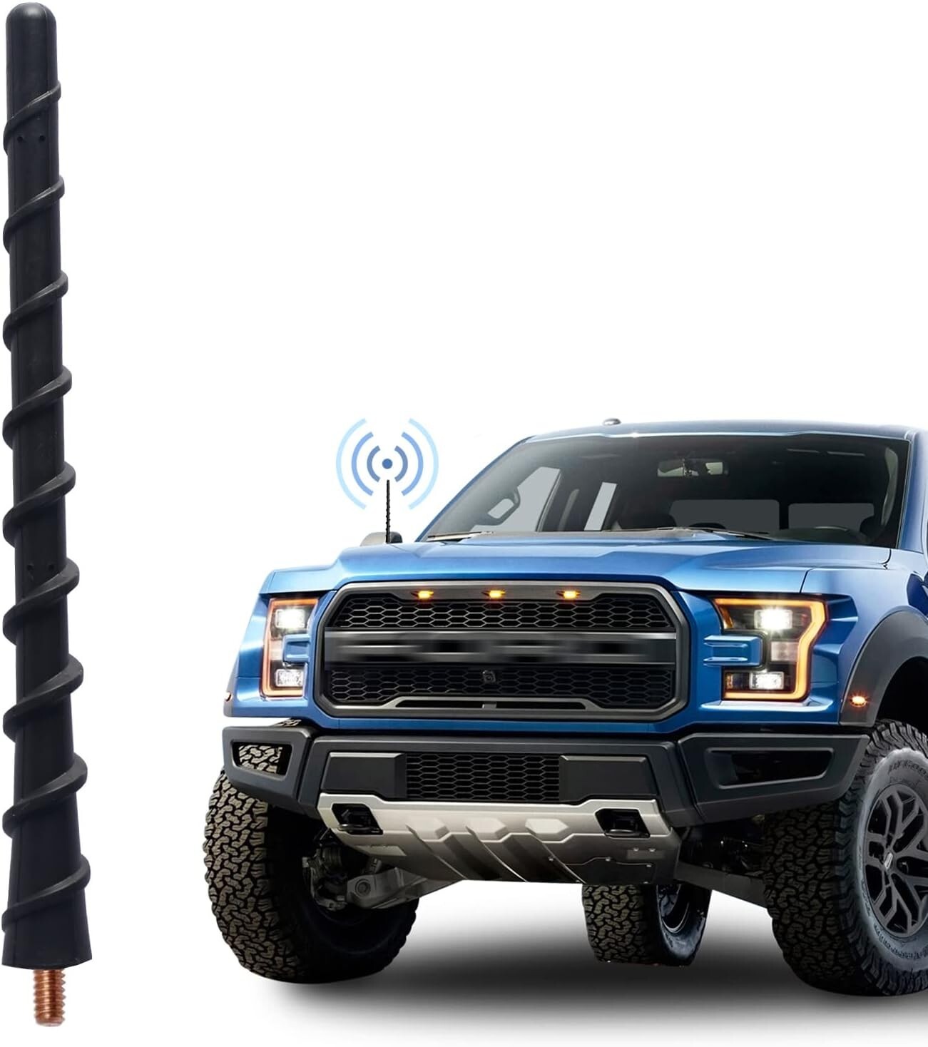 7 Inch Short Rubber Antenna for 2021-2025 Ford Bronco & Pickup Trucks