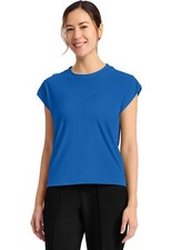 Cherokee Achieve Women's 1-Pocket Crew Neck Top CK936 ROYN Royal Free Ship