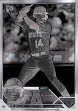 [DIGITAL] Topps Bunt - Logan O’Hoppe - Topps Chrome 23 S1 - Black White Base