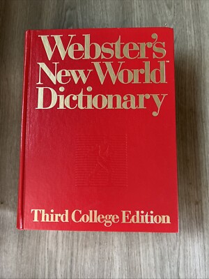 Webster's New World Dictionary Third College Edition 1988