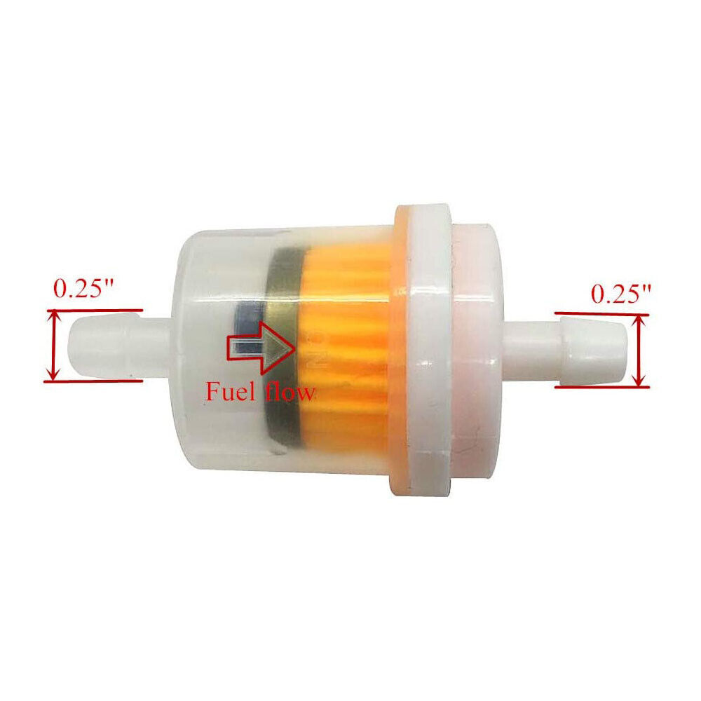 1/4”Inner Diameter fuel line 40 Mircon Fuel Filter for Kawasaki | eBay