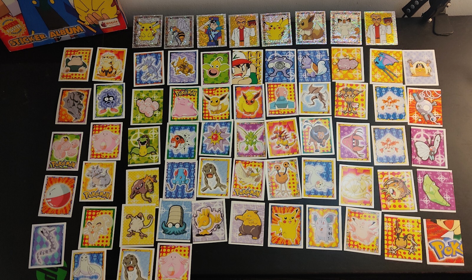 Pokemon (1999) - Sticker Album (Merlin) +65 Loose Stickers - Picture 4 of 12