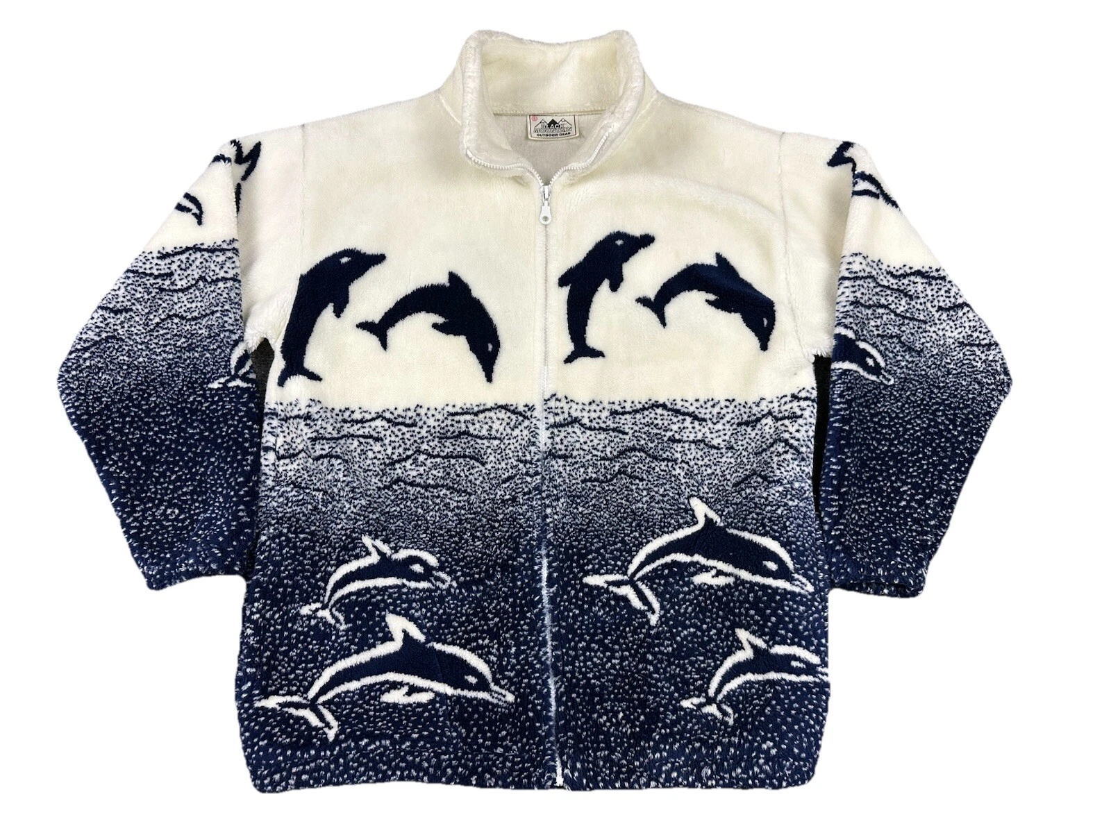 black mountain outdoor fleece jacket White Blue Graphic Dolphin’s AOP Adult S
Opens in a new window