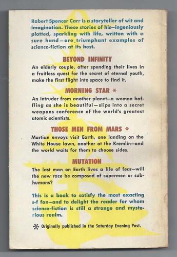 Beyond Infinity von Robert Spencer Carr Vintage Taschenbuch Dell Gut-minus - Bild 2 von 3