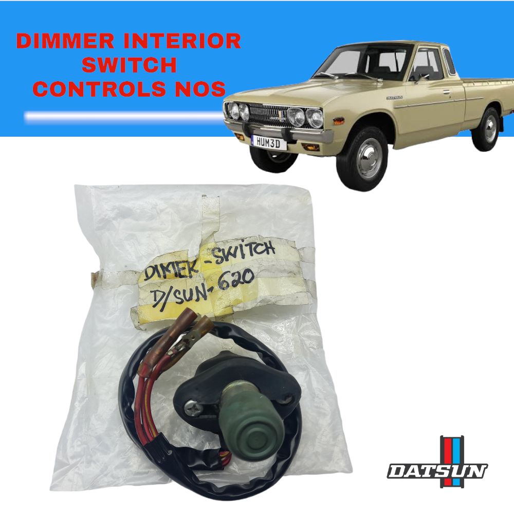ダットサン 620 ディマースイッチ　日産純正　新品 For Dimmer Interior Switch Controls NOS Fits For Datsun 620 1972