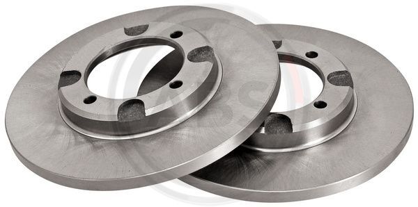 2X A.B.S. 15522 Bremsscheibe Vorne FüR Mitsubishi-image