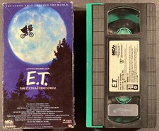 E.T. The Extra-Terrestrial Black Green VHS 1988 Steven Spielberg 04789777012