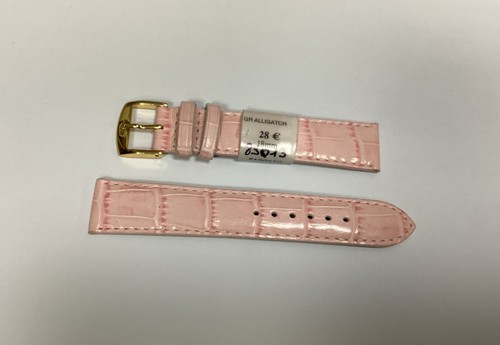 ZRC Bracelet de montre en cuir motif alligator fabriqué en France 8