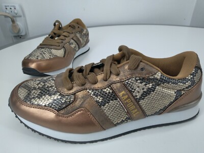 Kaporal Womens Size 37 EU Snake Print Sneakers Faux Leather