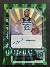 TYRESE MARTIN ~ 2023-24 Donruss Signature Series Green #68/75 ~ TIMBERWOLVES