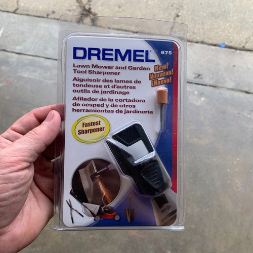 Dremel Lawn Mower & Garden Tool Sharpener 675 New Sealed Package eBay