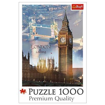 Trefl 10395 London bei Tagesanbruch 1000 Teile, Premium Quality, für Erwachsene 