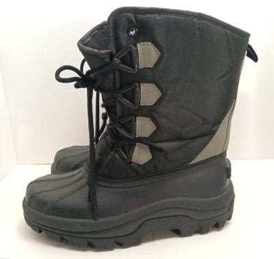 CRATER RIDGE THINSULATE  WATERPROOF ''Bode'' Mens Black Duck Hunting BOOTS Sz 7