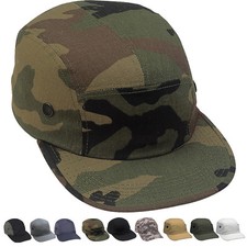 Street Cap 5 Panel Urban Engineer Hat Adjustable Army Military Tactical Camo