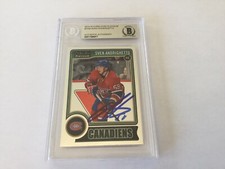 Sven Andrighetto Signed Autographed Card Slabbed Encapsulated Beckett BAS COA a