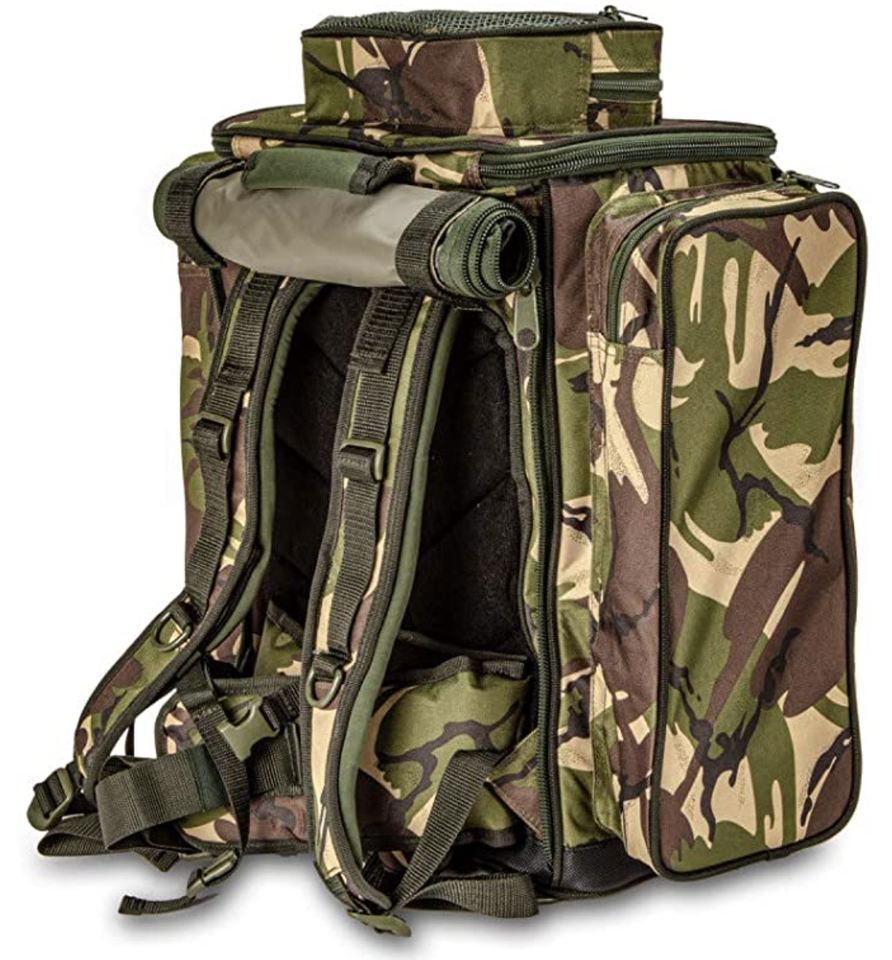 Saber Rucksack 40L Camo DPM Barrow Bag Carp Fishing Tackle Bag SL62 ...