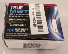 TRUE METRIX Blood Glucose Test Strips  100ct - Exp 06/2025 - New & Sealed