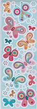 Sandylion Vintage RaRe Butterflies Border Stickers - Fast Shipping W19