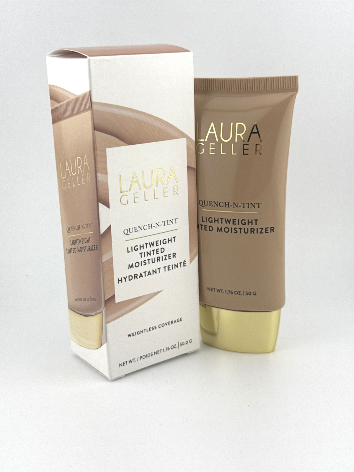 Laura Geller Quench-n-Tint Lightweight Tinted Moisturizer – Medium  1.76oz – New
