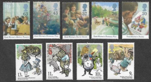 LITERATURE CHILDRENS BOOKS MNH 2 SETS GREAT BRITAIN - Picture 1 of 1