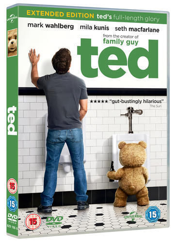 TED EXTENDED EDITION MARK WAHLBERG MILA KUNIS UNIVERSAL UK DVD NEW AND SEALED