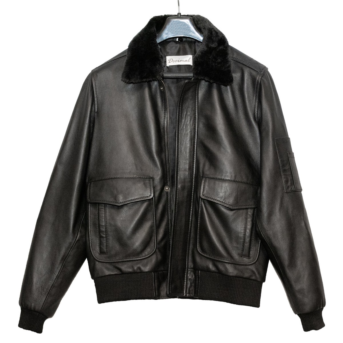 Aviator G-1 Flight Bomber Jacket Soft Sheepskin Leather W