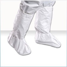 Critical Cover BT-A1815-B High Top Boot Covers White w/ UltraGrip Qty 100