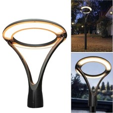 Lampione da giardino 100 watt lampada led luce calda moderno per vialetto ip65