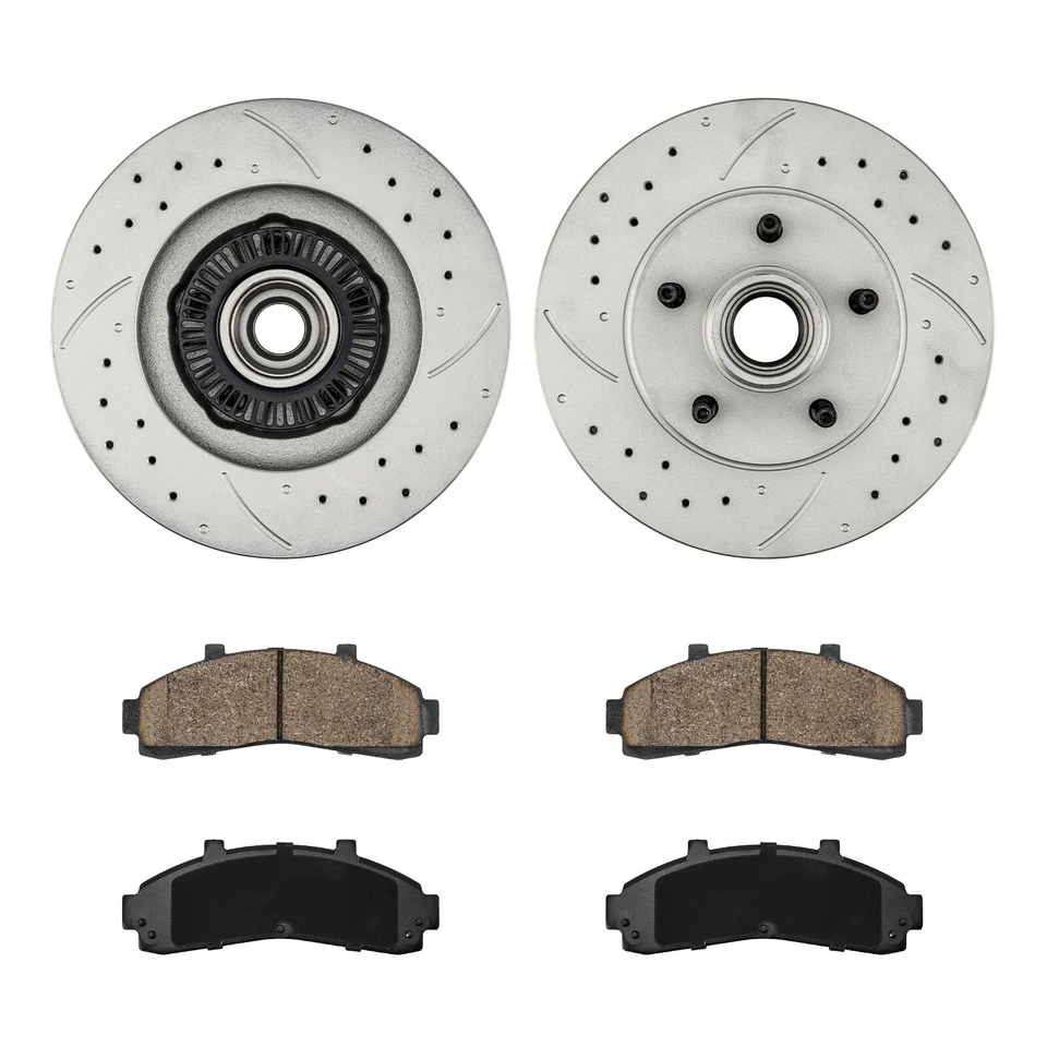 Pastilla de freno de rotor de disco delantero 286,5 mm para Ford Ranger 1998-02 Explorer tracción trasera 95-01 Foto 2 de 4