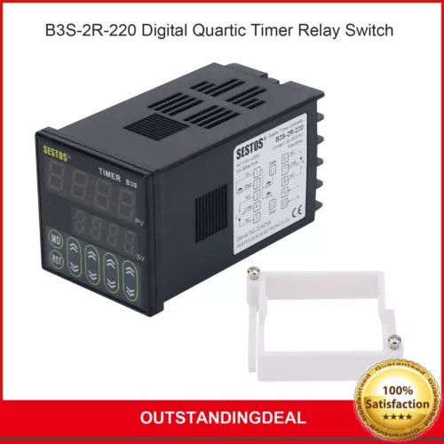 Digital Quartic Timer Relay Switch 100-240V Omron Relay Ce Ac100-240V B3S ot16