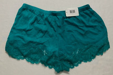 INC Only Sleep Short With Lace Aqua S