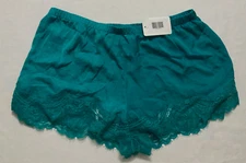 INC Only Sleep Short With Lace Aqua S