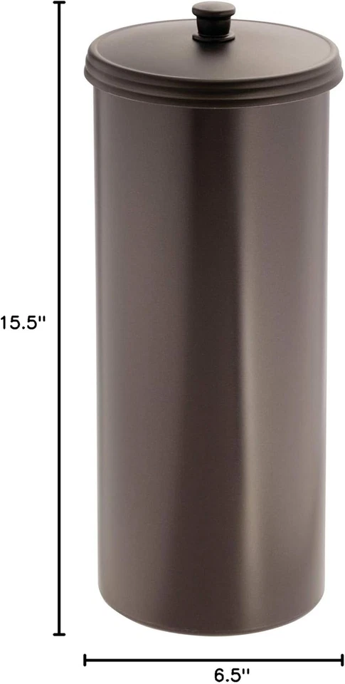 Kent Collection 青铜卫生纸架支架 - 可容纳 3 卷,6.5 英寸 x 15.5 — 第 3/4 张图片