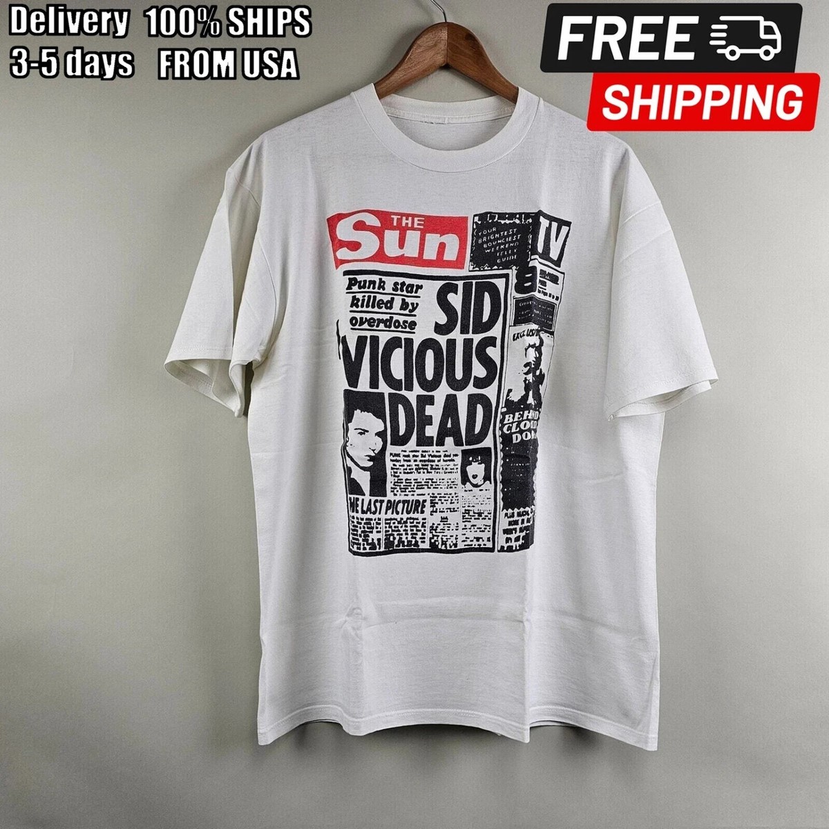 トップス LOWRIDER SID VICIOUS SEX PISTOLS XL Sex Pistols Sid Vicious Punk Rare Rock Band 90's Unisex