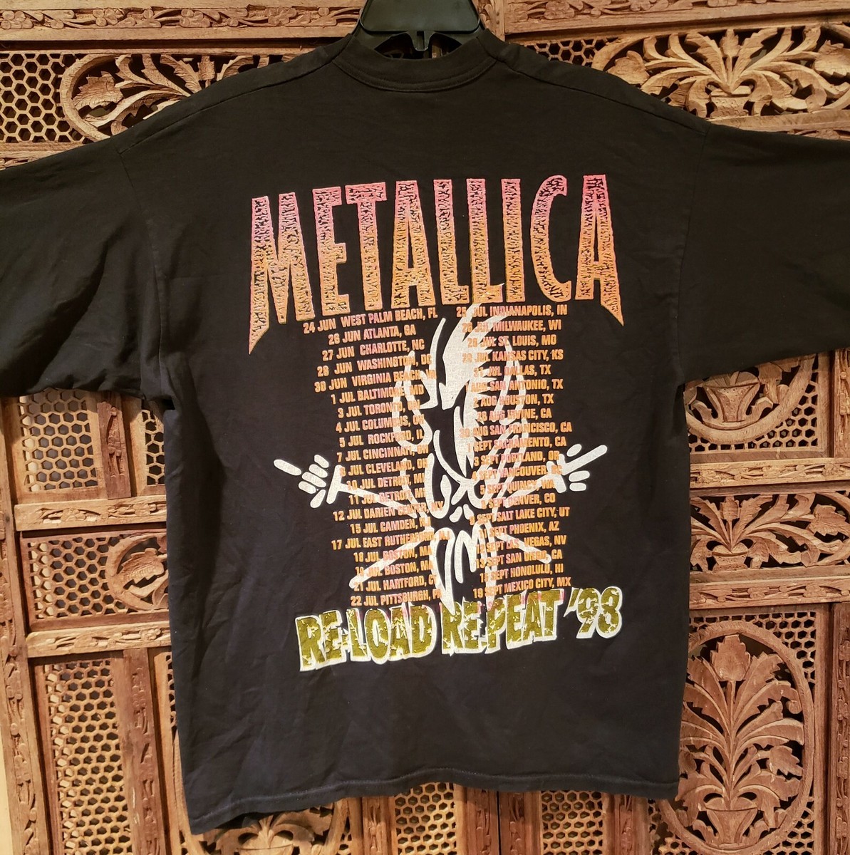 Metallica 98' Reload Tour Sz XL Vintage Concert T Shirt“ | eBay
