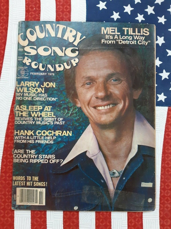 COUNTRY SONG ROUNDUP MAGAZINE FEBRUARY 1979 MEL TILLIS COVER