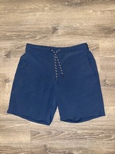 Fair Harbor Shorts Mens XL Blue Lined Beach Pool Swimming Swim Trunks Bottoms
