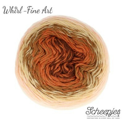 Scheepjes Yarns ::Whirl - Fine Art #655:: superfine merino blend Dadaism