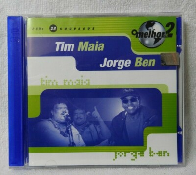 TIM MAIA/JORGE BEN ''28 Sucessos/O Melhor de 2'' 2000 (BRAZIL) 2 CD EX/EX!!