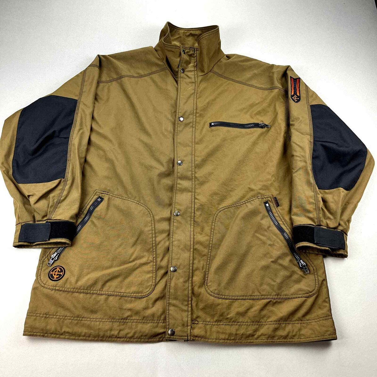 Vintage Columbia Convert Parka Jacket Adult XL Tan Long Hiking 