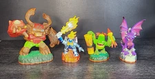 Skylanders Giants Lot 4 Figures, Cynder, Tree Rex, Ignitor, Zook 🔵 FAST SHIP