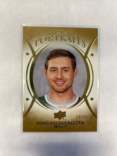 2018-19 Upper Deck Series 1 UD Portraits Gold Nino Niederreiter #18/25 Minnesota