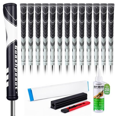 Half Corded Golf Grips 13 Pack & Putter Grip with Golf Grip Kit，All Weather P...